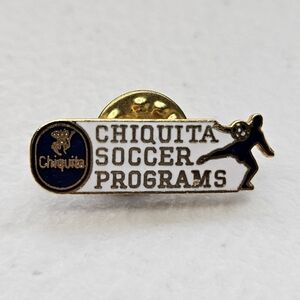 Vintage 1980s Pin Chiquita Banana Soccer Youth Programs Team USA